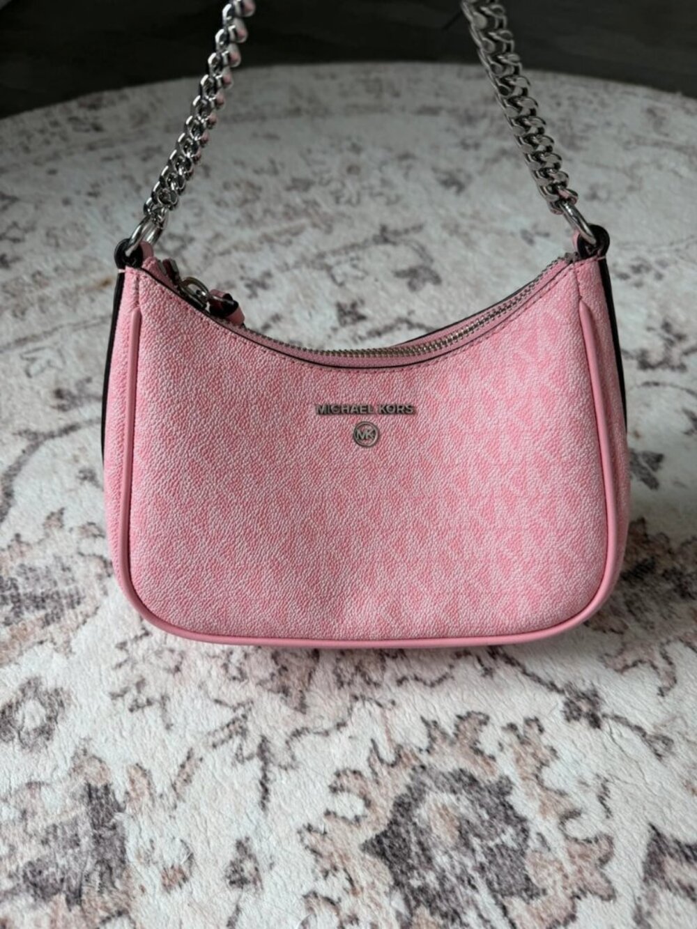 Michael Kors Jet Set Charm Small Shoulder Bag Pink